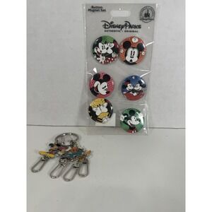 Disney Bundle Magnets And The Fab Four Keychain Clips